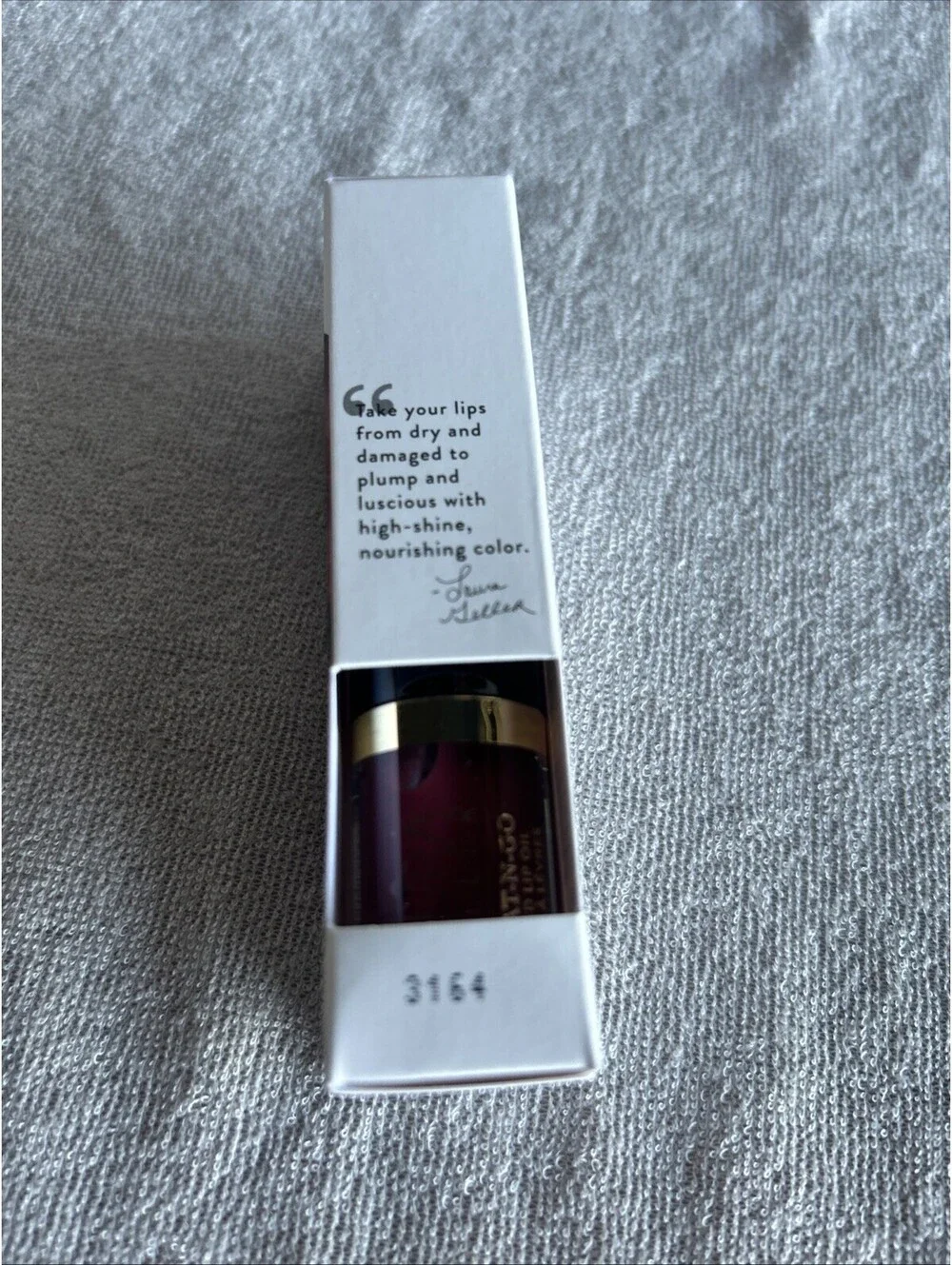 LAURA GELLER Treat N Go Tinted Lip Oil TOP TIER Non Sticky NEW IN BOX-0.13 OZ.